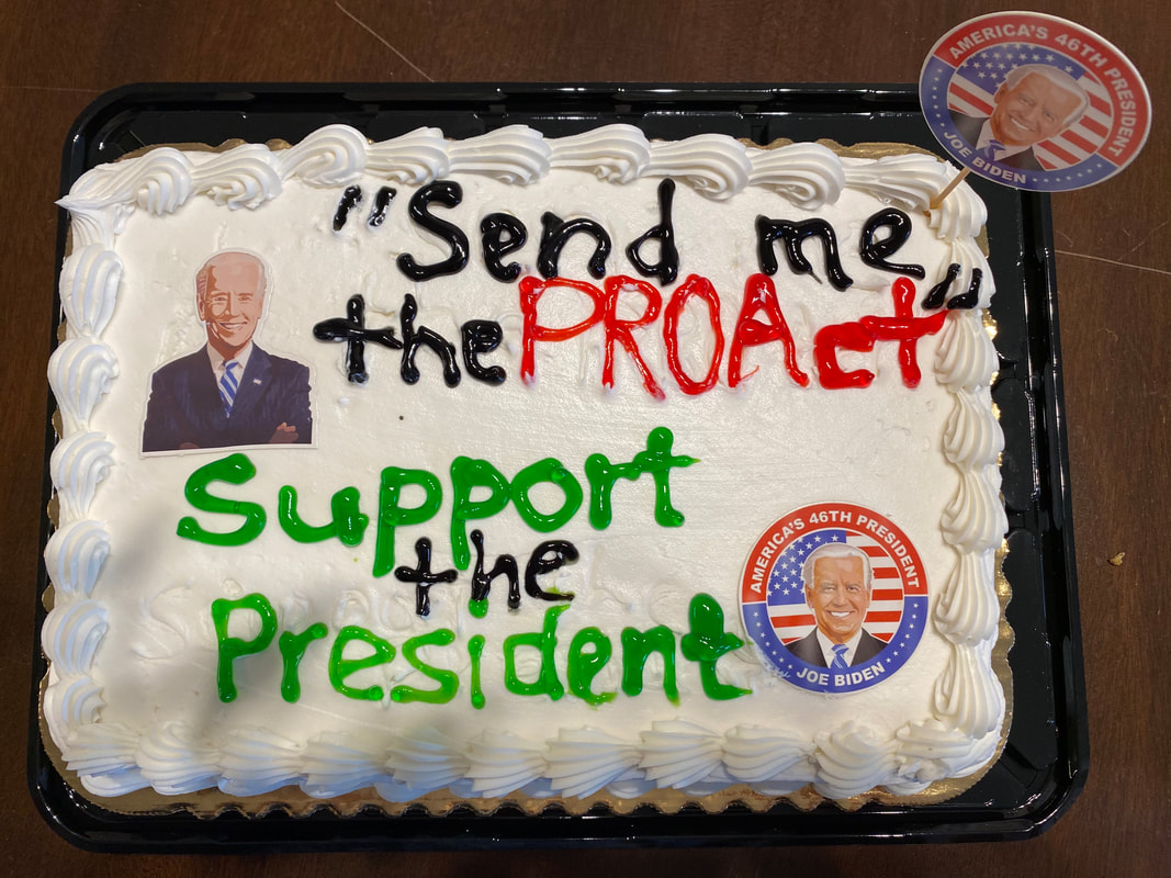 Protest by cake: Special deliveries to Sen. Mark R. Warner urge him to ...